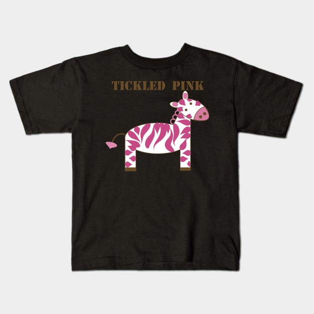 Abigail's Safari Zebra Lispe Kids T-Shirt by Lispe